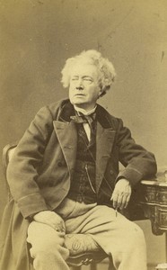 France Paris Actor Playwright Joseph Samson Old CDV photo Bayard & Bertall  1870