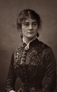 France Paris Actrice de Theatre Raphaele Sisos ancienne Photo Nadar 1880's