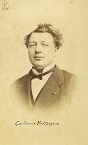 Belgium Gent Ghent Guillaume Verspeyen Old CDV photo Beernaert 1870