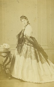 France Sophie Troubetskoï Duchesse de Morny Old CDV photo Levitsky 1865