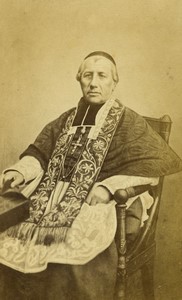 France Bishop Monseigneur Morlot Old CDV photo Franck 1865