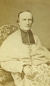 France Bishop Archbishop Darbois Old CDV photo Franck 1865