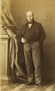 France Pierre Jules Baroche Statesman Old CDV photo Disderi 1865