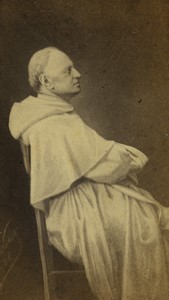 France Religion Henri Lacordaire Preacher Theologian Old CDV photo Petit 1865