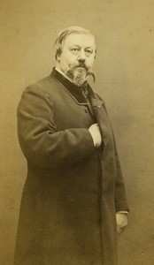 France Albéric Second journalist novelist playwright old CDV photo Carjat 1865