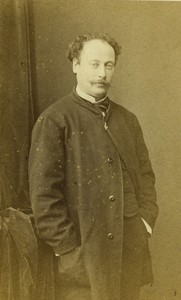 France Alexandre Dumas Fils author playwright CDV photo Bayard & Bertall 1865