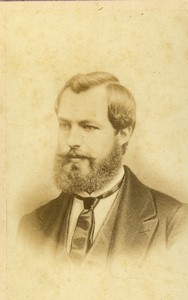 France Count of Paris Louis Philippe Albert d'Orléans Old CDV photo Franck 1865