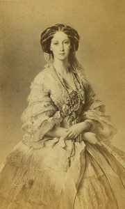 Russia Empress Maria Alexandrovna of Hesse Old CDV photo Desmaisons 1865