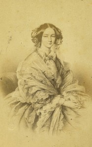 France Duchess of Orléans Old CDV photo Desmaisons 1865