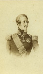 France Duke of Nemours Louis d'Orléans Old CDV photo Franck 1865