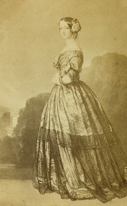 France Princess of Orléans Joinville Françoise of Brasil CDV photo Franck 1865