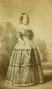 France Duchess of Montpensier Louise-Fernande de Bourbon CDV photo Franck 1865