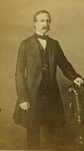 France Henri d'Orléans Duke of Aumale Old CDV photo William & Co 1865