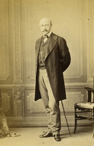 France Paris Count Louis Ghislain de Mérode? Old CDV photo Levitsky 1860's