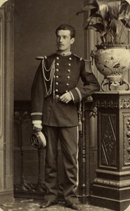 France Paris Military Man in Uniforme Old CDV photo Walery 1870's
