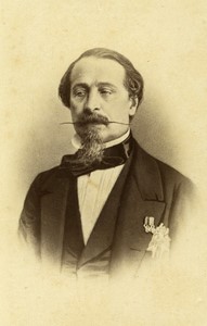 France Paris Emperor Napoleon III Portrait Old CDV photo SaintMarc 1870