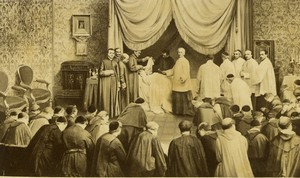Death of Pope Pius IX Cardinal Pecci Old CDV photo Appert 7 February 1878