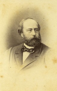 France Paris Count of Chambord Henri d'Artois Old CDV photo Neurdein 1870