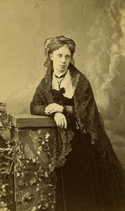 France Paris Princess Margherita of Parma Portrait Old CDV photo Lejeune 1870