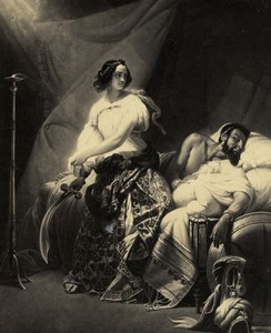 France Horace Vernet tableau Judith et Holopherne ancienne Photo Goupil CDV 1870