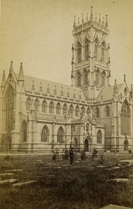 United Kingdom Doncaster St George's Church Old CDV photo Wilson 1870