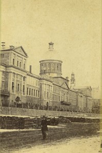 Canada Quebec Montreal City Hall Old CDV photo Boisseau 1867