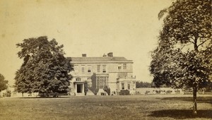 Royaume Uni Gloucester Elmore Court Chateau ancienne Photo Soley CDV 1870