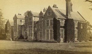 Loseley Park Manor House near Guildford Surrey Front CDV photo 1870