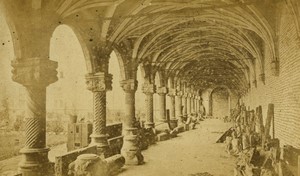 Belgium Liege palace court Old CDV photo Kirsch 1870