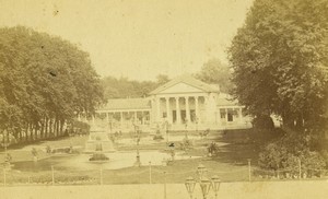 Germany Wiesbaden Kursaal Old CDV photo Bender 1870