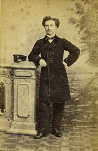 Germany Cologne Man Portrait Old CDV photo Carl Westendorp 1880