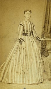 Allemagne Aix la Chapelle Aachen Femme Portrait ancienne Photo CDV Erkelenz 1880