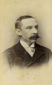 Australia Sydney Man Moustache Portrait Old CDV photo Kerry Jones 1890 #2