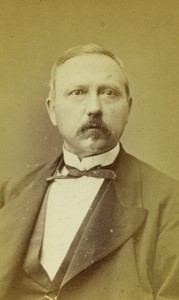 Belgium Brussels Man Portrait Old CDV photo Dupont 1870