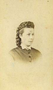 Belgium Brussels Woman Portrait Old CDV photo Cornelisse 1870's