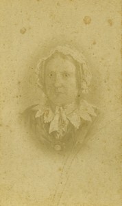 Belgium Mechelen Malines Woman Portrait Old CDV photo Scheffermeyer 1870