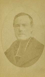 France Paris Priest Portrait Religion Old CDV photo Franck 1880