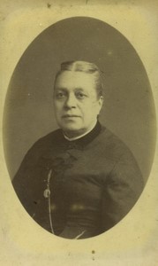 France Paris Woman Portrait Old CDV photo Cognet 1880