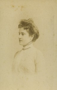 France Paris Woman Portrait Old CDV photo Reutlinger 1895