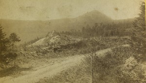 Czechia Bohemia? countryside  Old CDV photo 1870