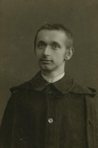 Poland Poznań Posen Young Man posing Old CDV photo Engelmann 1910