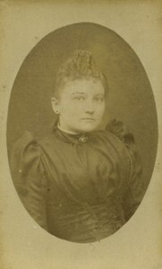 France Portrait de Femme ancienne Photo CDV 1890 #1