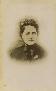 France Woman Portrait Old CDV photo 1890 #3