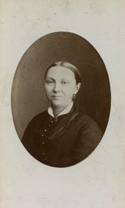 France Woman Portrait Old CDV photo 1900 #3