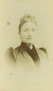 France Woman Portrait Old CDV photo 1900 #4