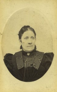 France Woman Portrait Old CDV photo 1900 #6