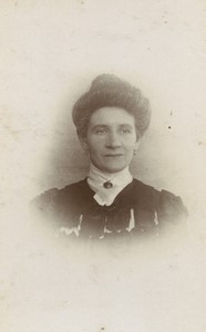 France Woman Portrait Old CDV photo 1900 #8