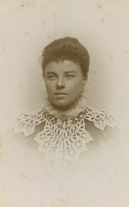 France Woman Portrait Old CDV photo 1900 #9