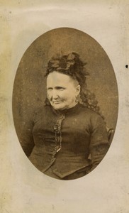 France Woman Portrait Old CDV photo 1900 #11