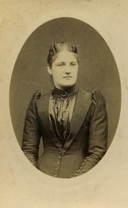 France Woman Portrait Old CDV photo 1900 #13
